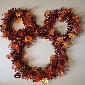 Handmade Mickey Halloween Wreath 🎃